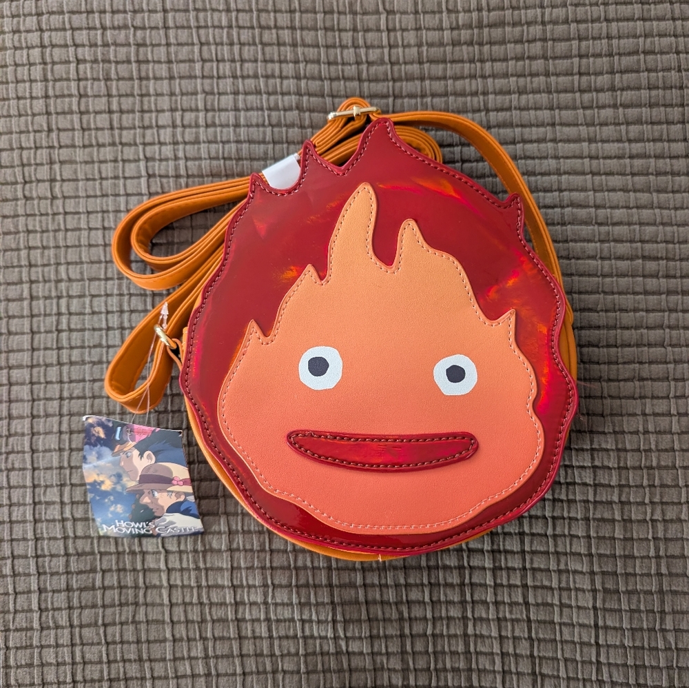 NWT Howl's Moving Castle Calcifer Crossbody Bag